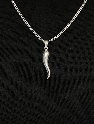 Sterling silver italian horn - sterling,