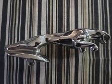 Leaping Jaguar Vehicle Hood Ornament Chrome Metal - 5 Inches - FREE SHIPPING
