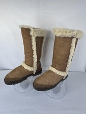 UGG Australia Boots Womens Size 6 Brown Nightfall 5553 Sheepskin Made in NZ