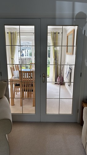 Pair glazed internal doors - internal,