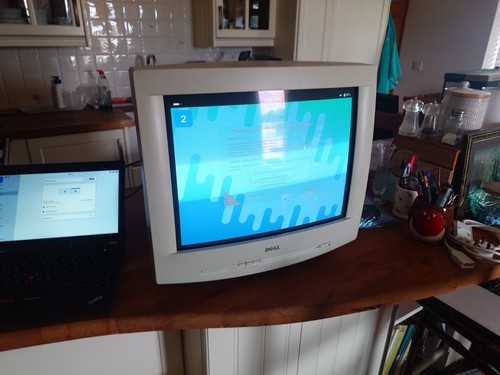 Dell d1226h crt monitor bnib - monitor,