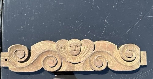Antique scrolled wooden - antique,