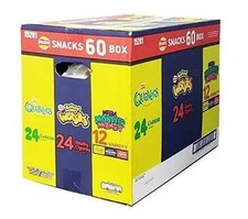 Walkers Snack Crisps Variety Chips Wotsits Quavers Monster Munch Box Pack of 60