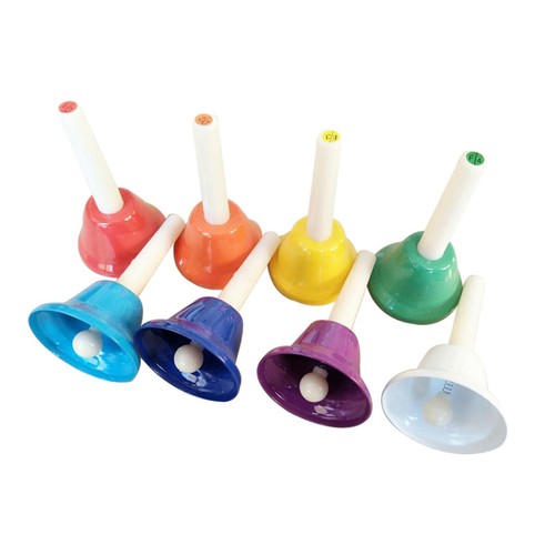 8pcs hand bells set percussion - 8pcs,