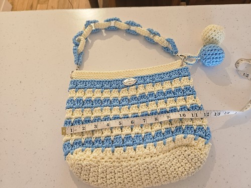 Handmade crochet shoulder bag - crochet,