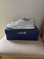 Caprice Blue Leather Trainer style shoes Size 40