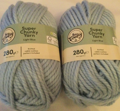 560g light blue super - 560g, chunky
