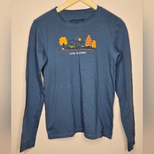 LIFE IS GOOD Longsleeve Blue