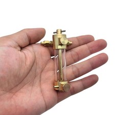 M7B 1/4"x40 Brass Displacement Oiler – 3mm Line for Model Steam Engines