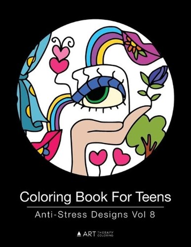 Coloring book for teens - book,