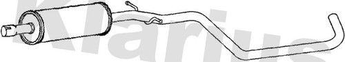Centre muffler fits - centre,