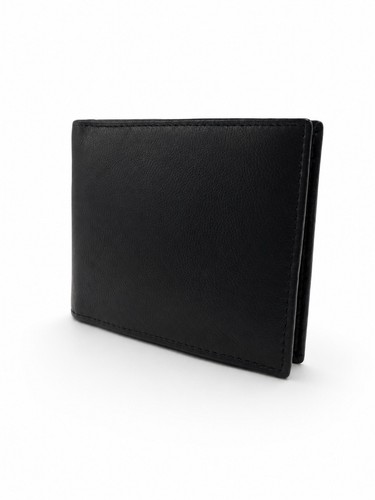Black leather bifold - m&s,