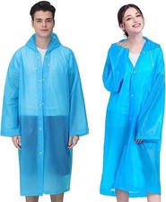 Raincoat Waterproof Reusable Adult Ladies Mens Festival Camping Hiking Raincoat.
