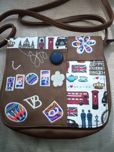 Crossbody bag pvu fabric - crossbody, &