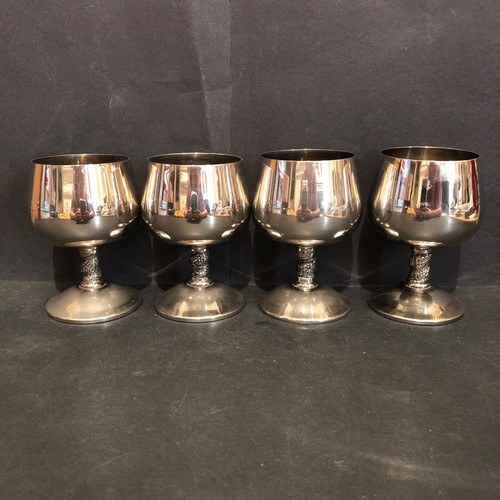 Vintage silver plated wine - silver,