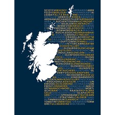 Scotch Whisky Distilleries Map