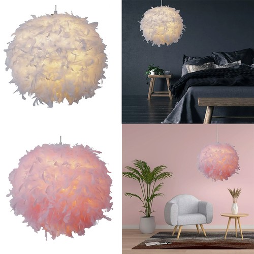 Fluffy feather light lamp - fluffy, light/lamp
