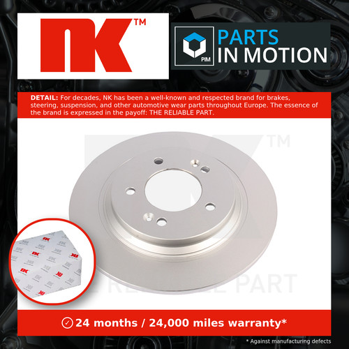 Brake discs pair solid - discs,