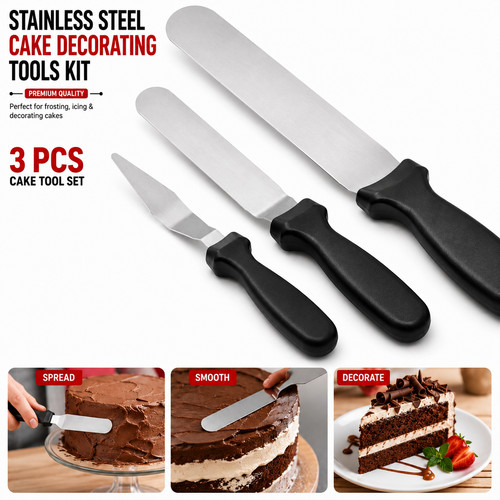 3pcs spatula set kitchen - spatula,