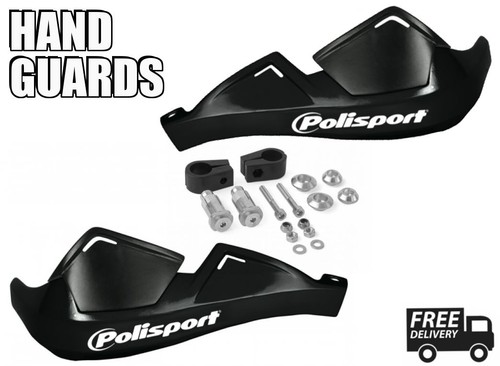 Motorcycle black handguards - motorcycle,
