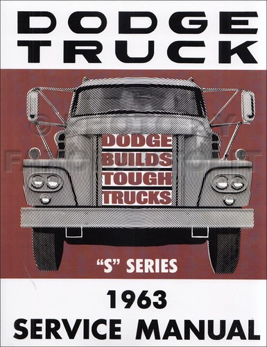 1963 dodge truck shop manual - truck,