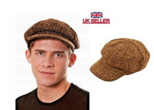 Adults Tweed Flat Cap Tudor