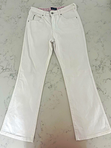 Armani jeans white bootcut - aj,