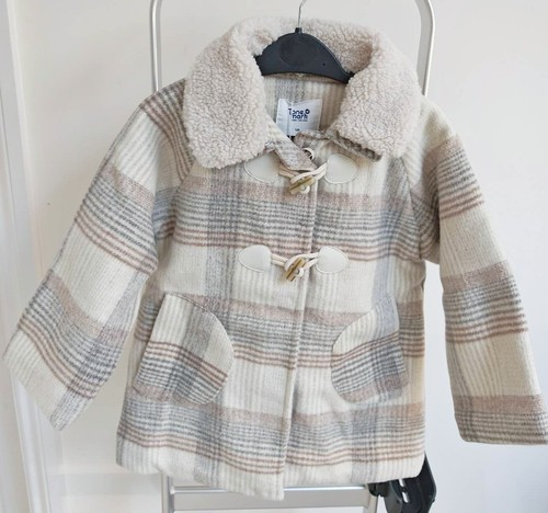 Bnwt kids wool blend - blend, plaid