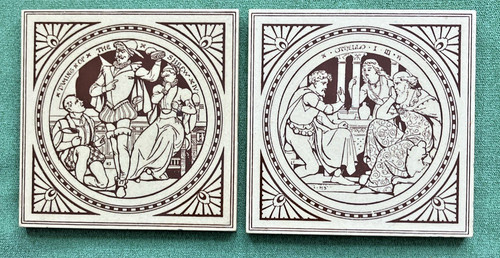 Minton tile antique - x, 6"