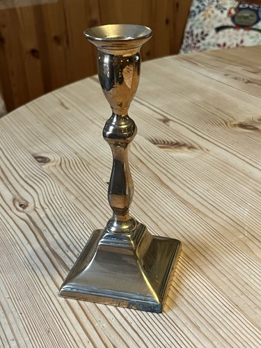 Vintage brass candlestick - brass, candlestick-