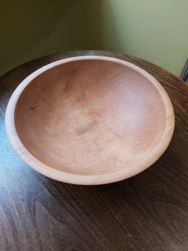 Rustic wooden bowl hand - bowl,