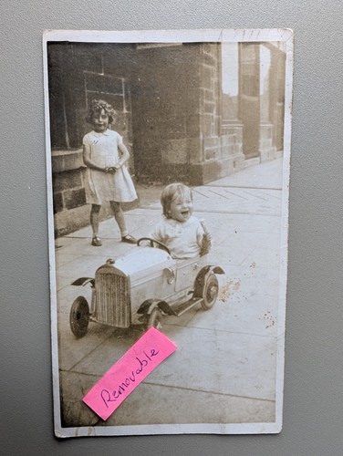 Old photo children - old, toy