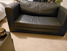 IKEA Black Faux Leather
