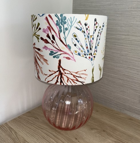 Handmade lampshade coral - in, a