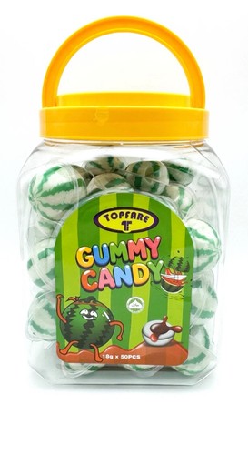 Watermelon gummy juicy - watermelon, filled