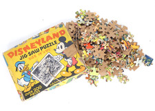 Disney Puzzle Snow White The Seven Dwarfs Antique Jigsaw 50s Rare Williams Ellis