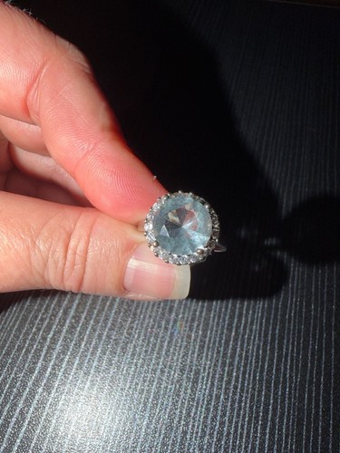 Silver aquamarine blue - aquamarine,