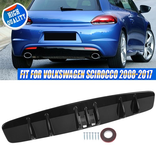 Black rear bumper lip - rear, diffuser