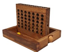 Handmade Wooden FOUR IN A ROW