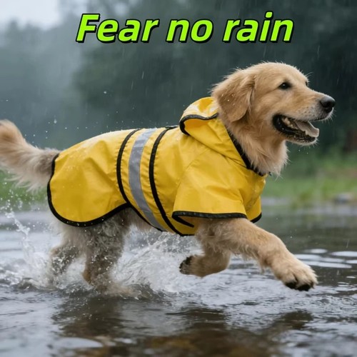 Waterproof dog raincoat - dog,