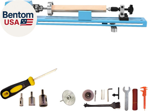 Mini wood lathe machine - wood,
