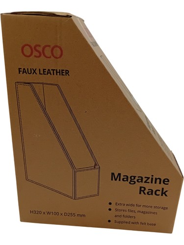 Osco faux leather magazine - leather,