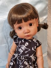 Meadowdolls My Meadow 15'' Moppet Chocolate Mae BJD Discontinued with wrap & wig