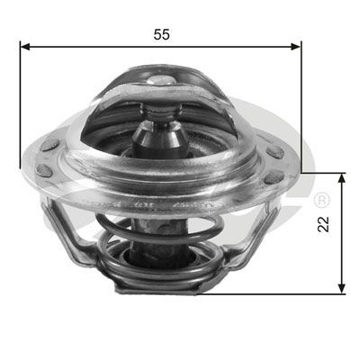 Gates thermostat for peugeot - for,