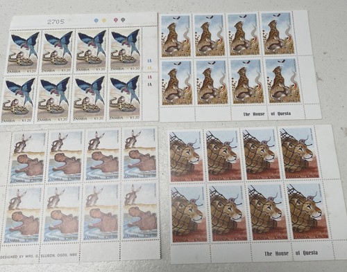1979 zambia stamps block - 1979,