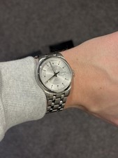 Certina DS-4 Day Date 38mm Automatic Watch Silver Dial