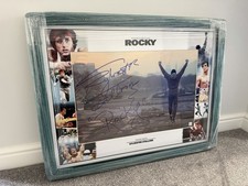 Sylvester stallone signed huge - signed,