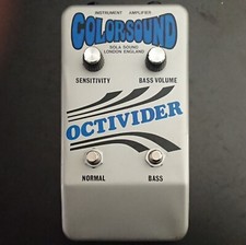 1973-1974 Rare Vintage Colorsound Octivider Octave Down Color Sola Sound Octaver