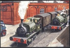 Modern Art Postcard by G Cooper: Port Sunlight Centenary, 1888-1988. Free UK p&p