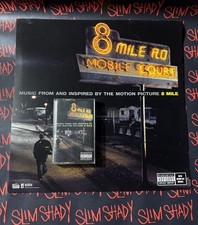 8 Mile Soundtrack OST Cassette Eminem Promo flat D12 50 Cent Jay Z Nas